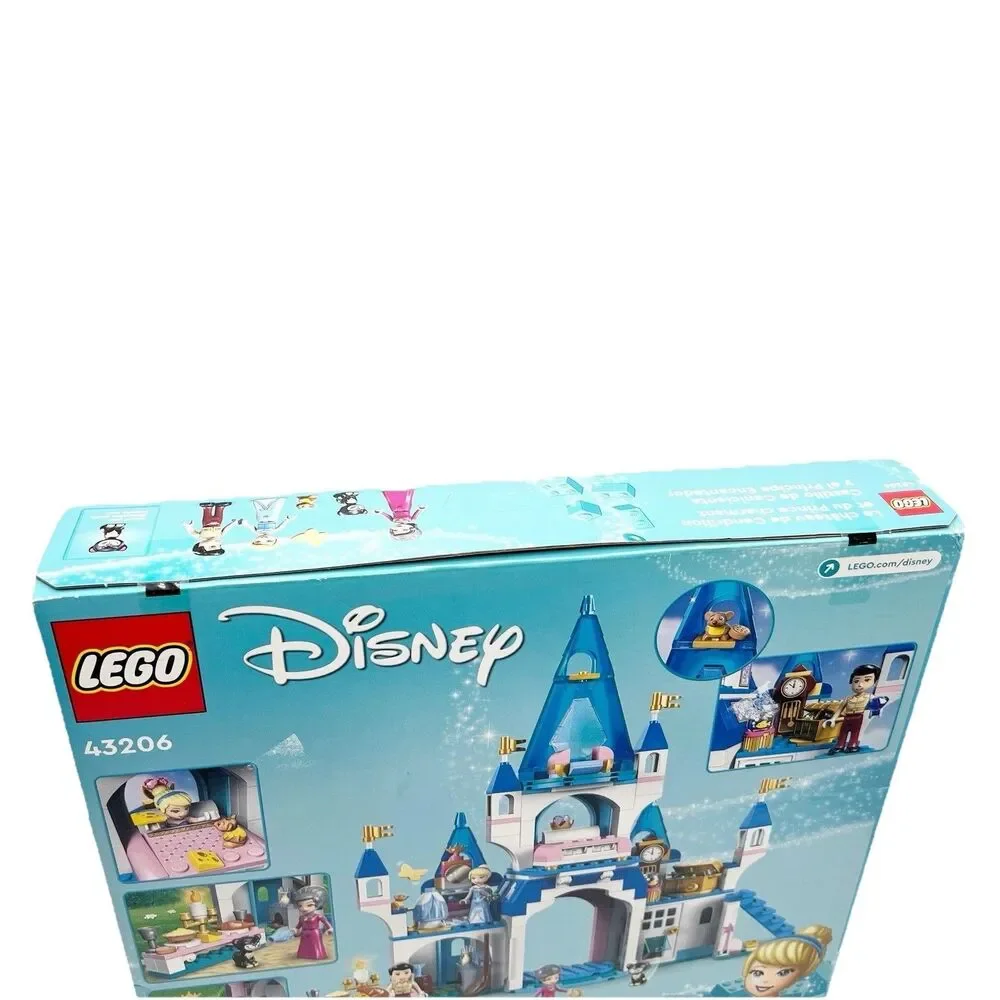 LEGO Disney Cinderella and Prince Charmings Castle 43206 NEW Sealed  *READ